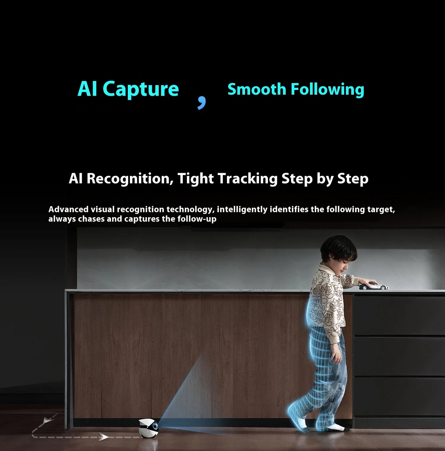 Enabot Air 2 Plus Smart Camera | Stay Connected with Pets & Loved Ones in Real Time