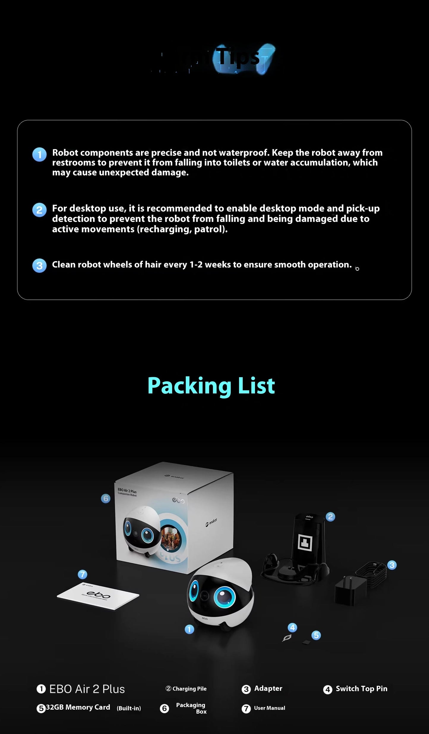 Enabot Air 2 Plus Smart Camera | Stay Connected with Pets & Loved Ones in Real Time