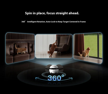 Enabot Air 2 Plus Smart Camera | Stay Connected with Pets & Loved Ones in Real Time