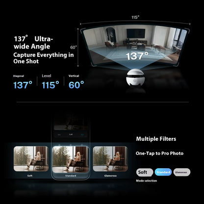Enabot Air 2 Plus Smart Camera | Stay Connected with Pets & Loved Ones in Real Time