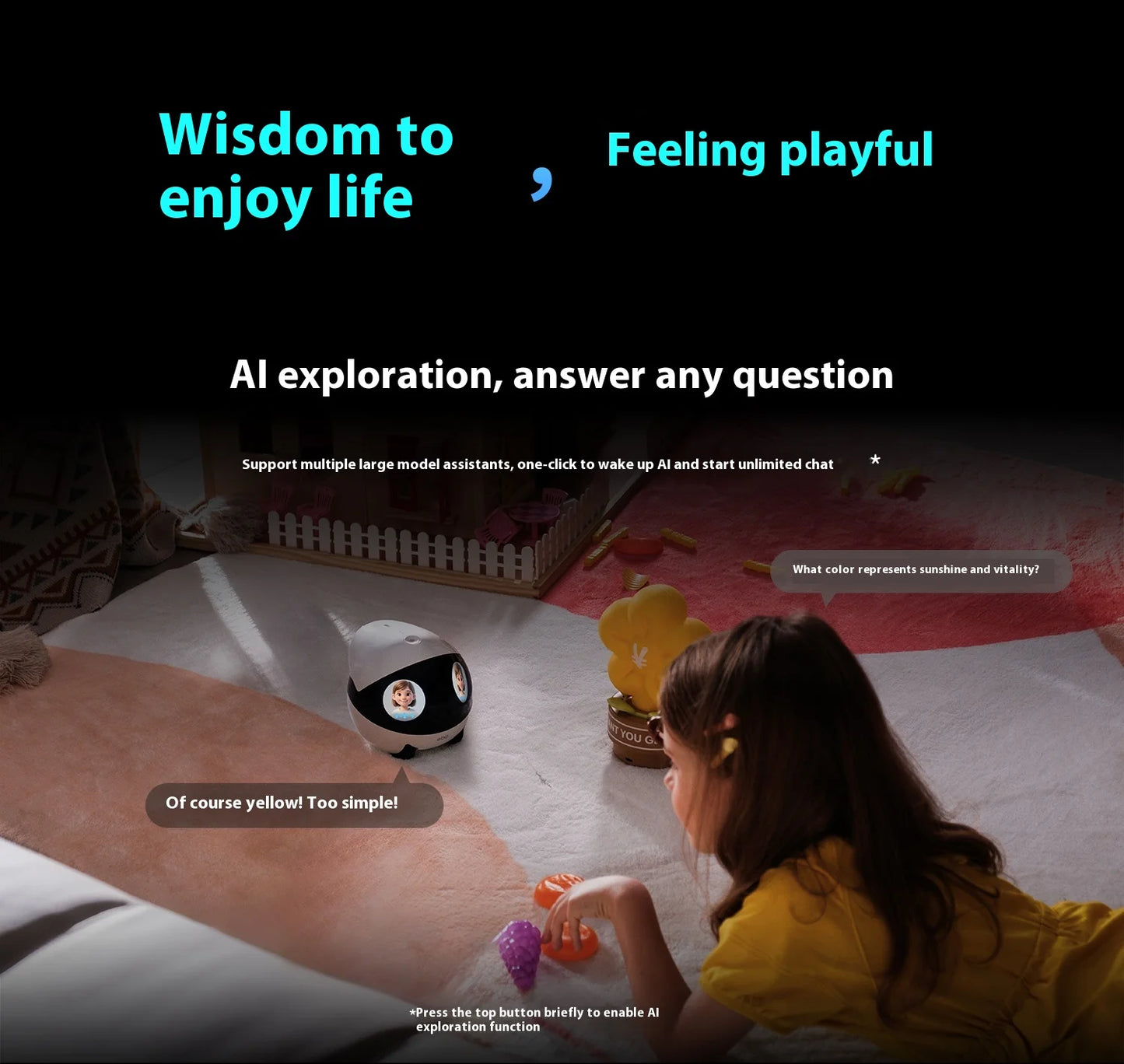 Enabot Air 2 Plus Smart Camera | Stay Connected with Pets & Loved Ones in Real Time