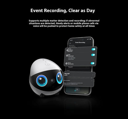 Enabot Air 2 Plus Smart Camera | Stay Connected with Pets & Loved Ones in Real Time