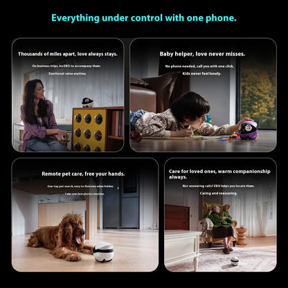 Enabot Air 2 Plus Smart Camera | Stay Connected with Pets & Loved Ones in Real Time