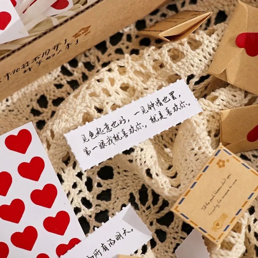 100 Promises/Blessings/To Do Lists Mini Love Letter Set Selfmade Handmade Love Message Paper Handcrafts DIY Surprise Gifts