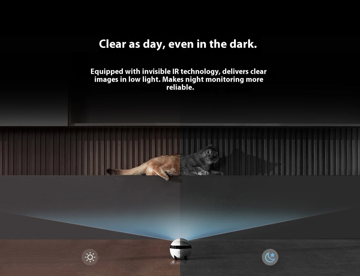 Enabot Air 2 Plus Smart Camera | Stay Connected with Pets & Loved Ones in Real Time