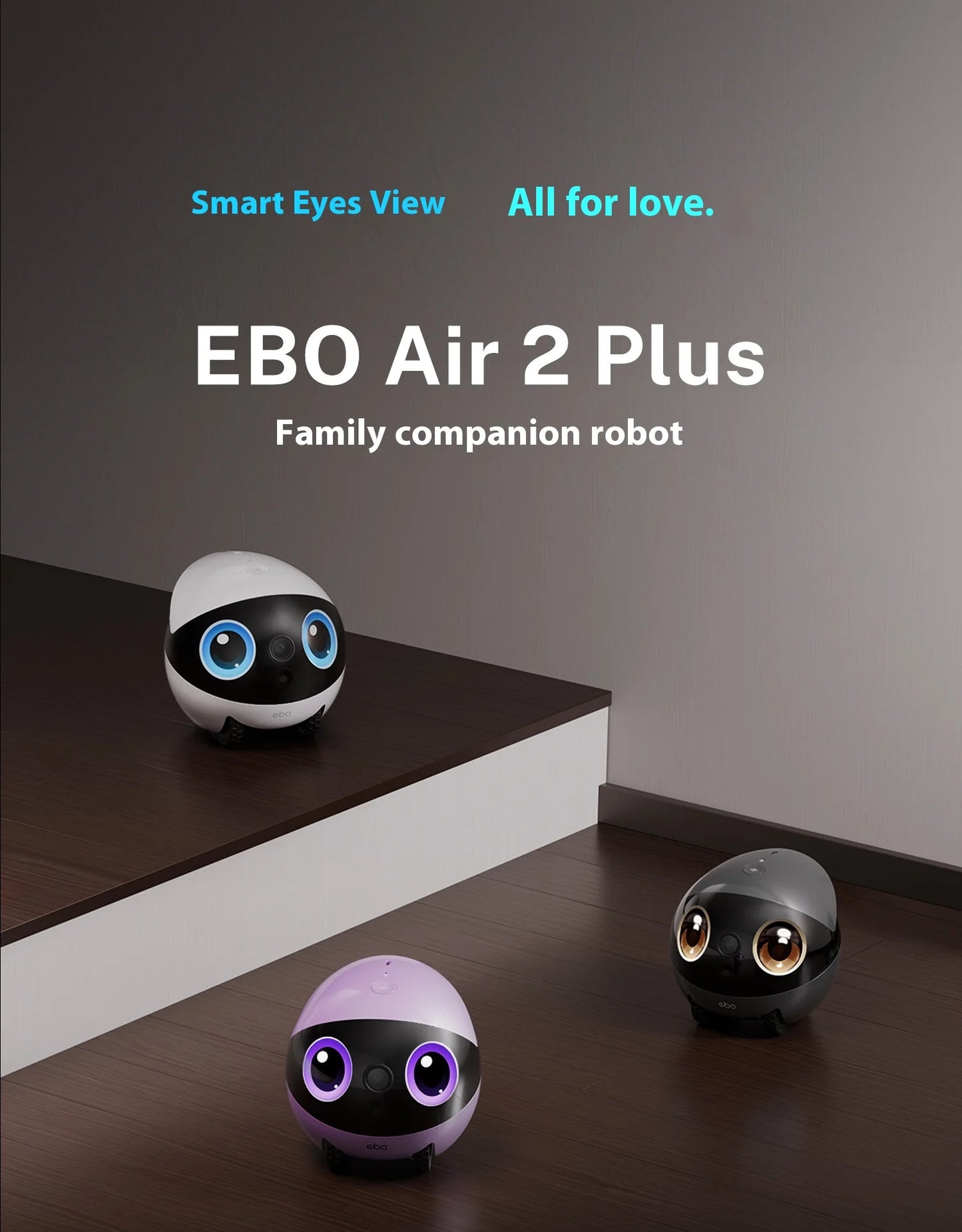 Enabot Air 2 Plus Smart Camera | Stay Connected with Pets & Loved Ones in Real Time